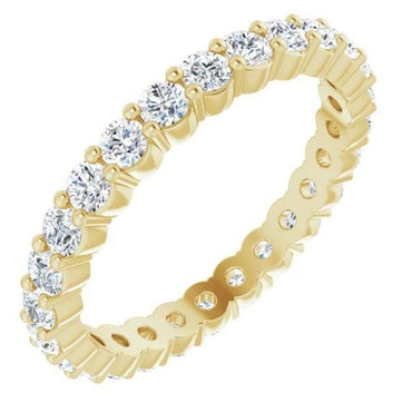 18K Yellow 1 CTW Diamond Eternity Band